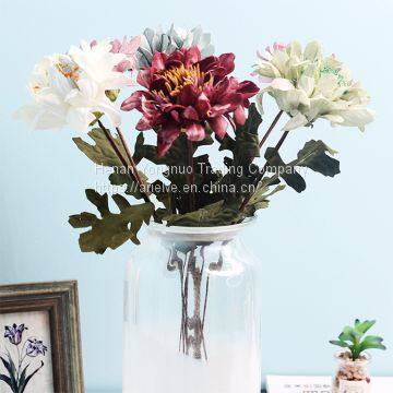 Cheap Artificial Flower Wedding Photography Hand Bouquet Single Stem PE Peony photo-2