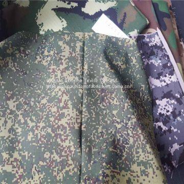 Polyester Rayon Blend Camouflage ACU BDU Uniform Fabric