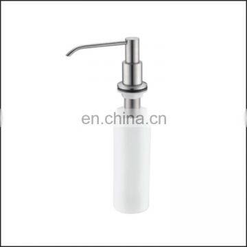 Kitchen sink accessories of nickle brushed liquid soap dispenser