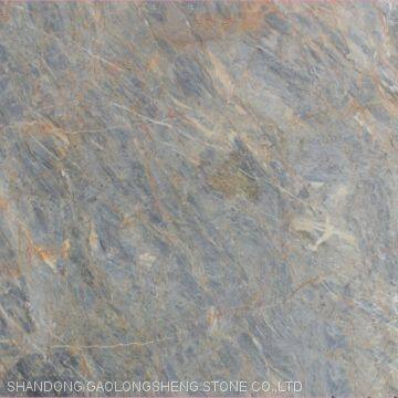 Blue Golden Luxury Yellow Landscaping Marble, Worktop& Background Slabs photo-3