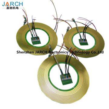 14 Circuits Pancake Slip Ring with Exquisite Design for Medical Equipment PCB Contact