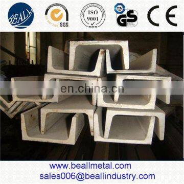 Inox 316L Cold-rolled Stainless Steel u Profile Channel Steel for Bridge Building