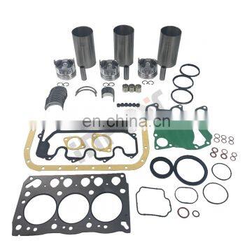 Overhaul Rebuil  For Isuzu 3LB1 Engine Hitachi Excavator Engine Piston Ring Head Gasket Bearing Set