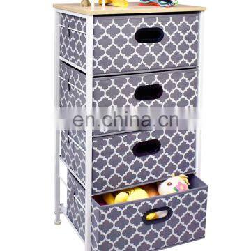 Lantern print 4 drawer Vertical Dresser Storage Tower for Closet Nightstands Storage Organizer Dresser Drawer Tower Cabinet