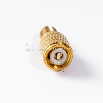 refrigerant brass switch connector with brass cap (brass fitting)