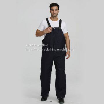 Flame-retardant industrial men's BIB pants