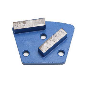 Abrasives, concrete trapezoidal shoes