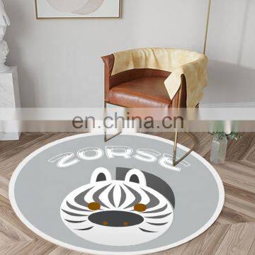 Household manufacturers round pimple rubber washable kitchen custom printed rugs mat