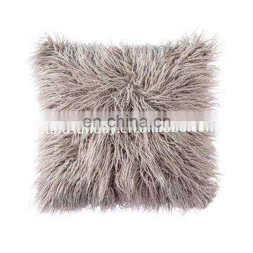 Faux Sheepskin Cushion Cover,Good Quality Fashion Sofa Chair Fake Fur Cushion photo-4