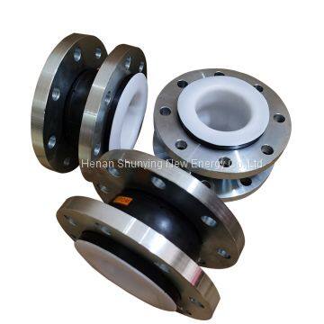 Henan Shunying Galvanized Carbon Steel Flange Rubber Expansion Joint With PTFE Liner photo-5