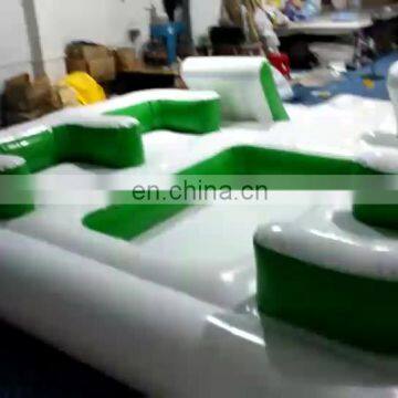 Wholesale Swimming Pool Water Bar Water Games Inflatable Water Island Floating Lounge Island