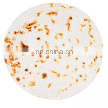 Mexican Pancakes Blanket Throw Blanket Flannel Fleece Burritos Tortilla Blanket photo-3