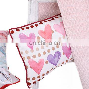 Heart Printed Pillowcase Square Throw Pillow Case Cover 30x50cm Polyester for Valentine's Day photo-7