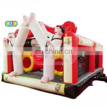 Taekwondo inflatable jumper bouncer jumping bouncy castle bounce house