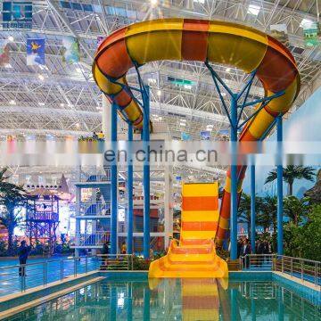 Large Plastic Water Theme Park Equipment Slide For Sale Garden Water Slide photo-6