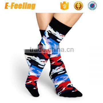2016 Fashion Custom Jacquard Logo Camo Socks photo-5