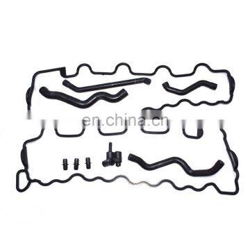 For Mercedes-Benz W163 R170 W202 W203 Valve Cover Gasket W/ Crank Case Hose Kit