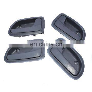 Set 4Pcs Inside Door Handle Left & Right Gray For KIA 2008-2010 Picanto Morning