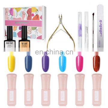 OEM crystal nail uv gel cheap nail polish set