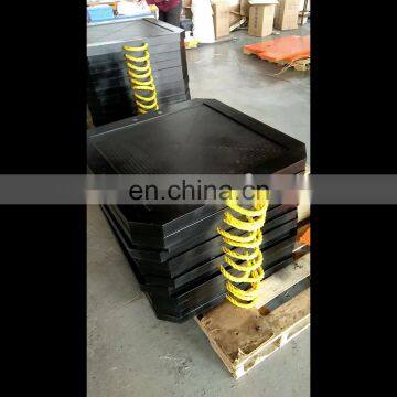 mobile crane outrigger pads uhmw-pe crane pad uhmwpe jack pad crane foot support Fiber mats rv leveling blocks pe outrigger pads