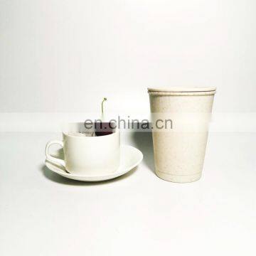 Customized Wheat Fiber Cup Biodegradable Straw Water Bottle Straw Cup photo-6