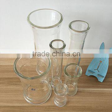 borosilicate 3.3 glass pyrex glass pipe sections good resistance to alkalis and acids