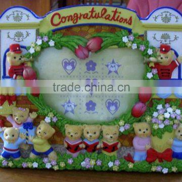 Unique Wholesale Promotion Photo Frame, Cartoon Resin Craft Photo Frame