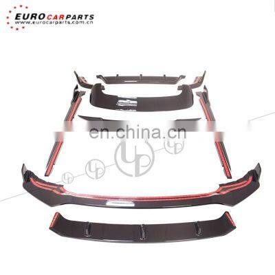 X5 body kit fit for X5 G05 MBM style front lip side skirt rear diffuser and spolier rear wing