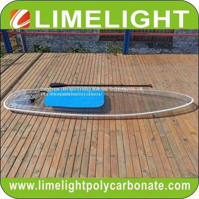 Glow Paddle Board/LED Light Clear Paddle Board/night Tour Transparent Paddle Board