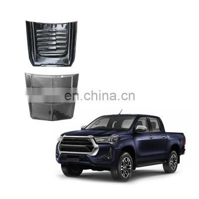 Custom Car body parts car extior accessories Air Vent Hood Bonnet Cover Engine Hoods Scoop For Toyota HILUX REVO 2021