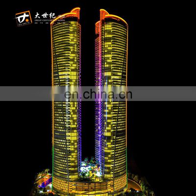 Acrylic scale model building architectural model maker for usa house