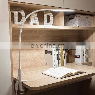 LED Table Lamp Plastic Material Custom Height Clamp Clip Eye Protection Desk Lamp