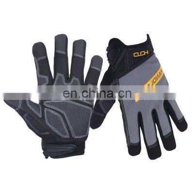 HANDLANDYWholesale  protective Car Repair machine safety Vibration-Resistant Mechanic work gloves