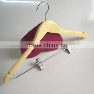 LM 099 hotel use hanger wooden hanger with clips