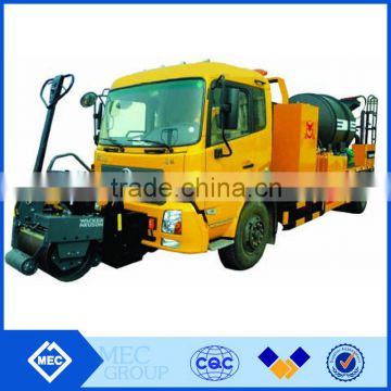 Asphalt mixture recycling vehicle