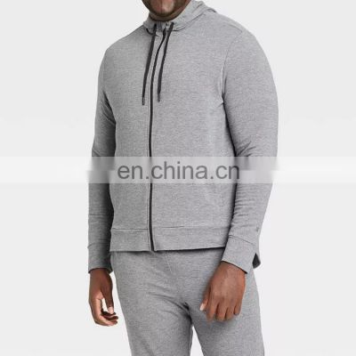 Men oversized Grey  hoodie