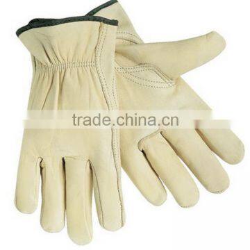 custom cow grain Leather drivers driving gloves with cheap price