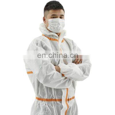 Anti Static Tape Coverall With Hood Disposable Safety Workwear CAT III photo-3