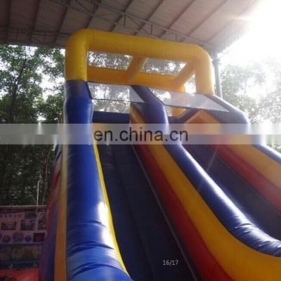 Fashion kids inflatable bounce house combo slide play house with slide