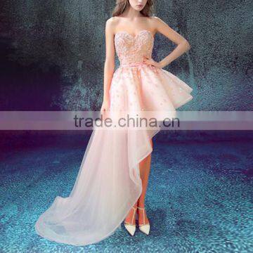 C71655A latest design short formal evening gown