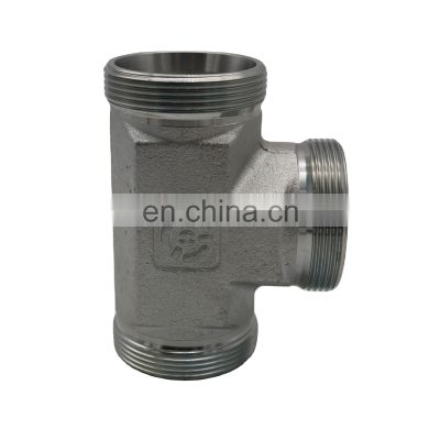 Haihuan Black Malleable Iron Pipe Fittings Tee Carbon Steel Connector Tee with Different Types