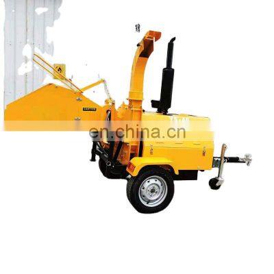 Self power 50HP diesel engine wood chipper machines