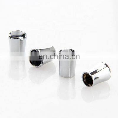 Customized Universal Zinc Alloy Metal Black Chrome Dust Car Tire Valve Cap