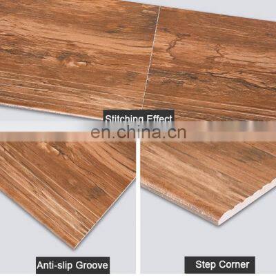 Nice Design Wood Effect Ceramic Tile Stair Tile That Looks Like Wood Floor photo-5