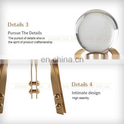 Crystal Ball Golden Base Tabletop Home Decor photo-4