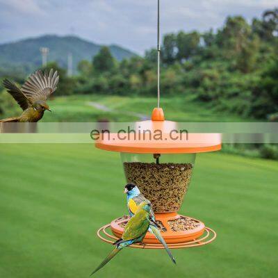 Cheap Wholesale 2021 New Arrival Trending Small Plastic Hanging Wild Bird Feeder photo-3