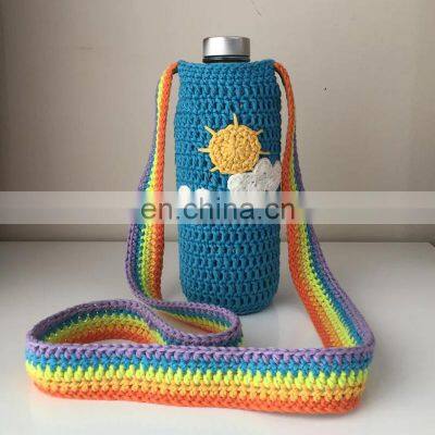 Hot Sale Handmade Crochet Sky Water Bottle Holder Vietnam Supplier Cheap Wholesale