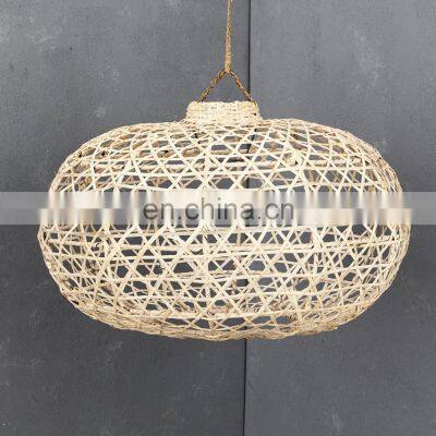 Handwoven Bamboo Short Light Shade Bamboo Pendant Light, Lampshade Ceiling Light Decor Wholesale photo-3