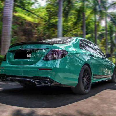 Mercedes-Benz W213 Modified Front Bar Center Net Rear Lip Tail Throat photo-2