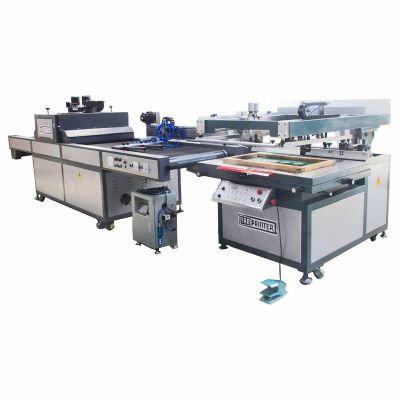 Screen Printing Machine with UV Tunnel Curing Machine